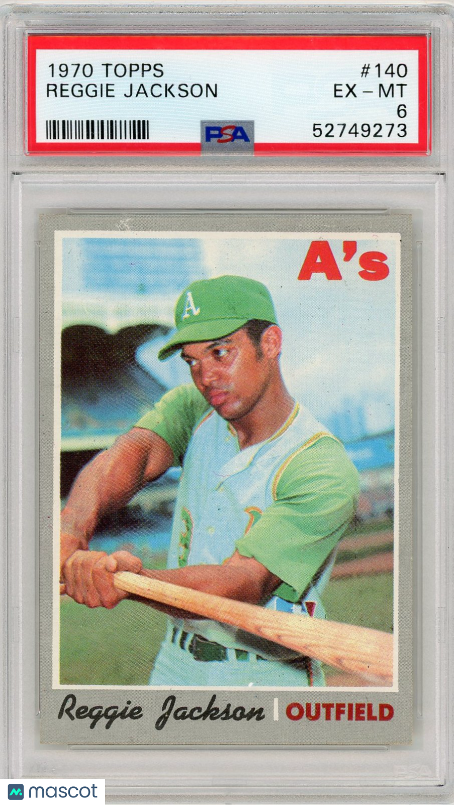 1970 Topps Reggie Jackson #140 PSA 6