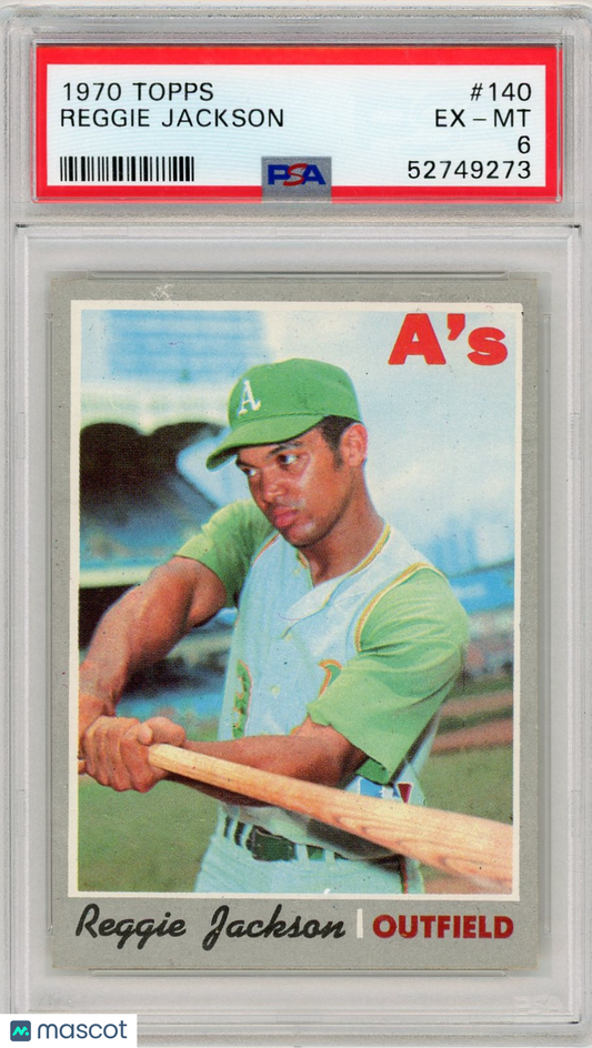 1970 Topps Reggie Jackson #140 PSA 6