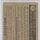 1952 Topps Ed Lopat #57 Black Back PSA 4