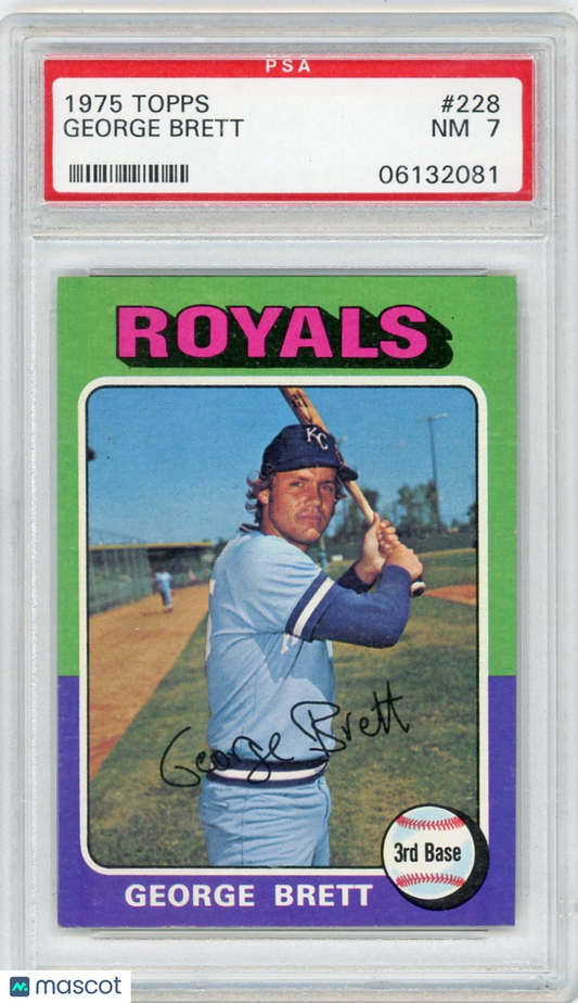 1975 Topps George Brett #228 PSA 7