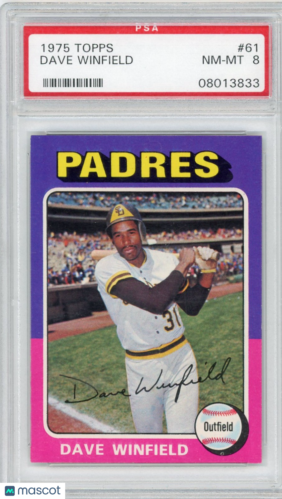 1975 Topps Dave Winfield #61 PSA 8