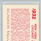 1967 Laughlin World Series Yankees VS Cubs #29 1932 PSA 10