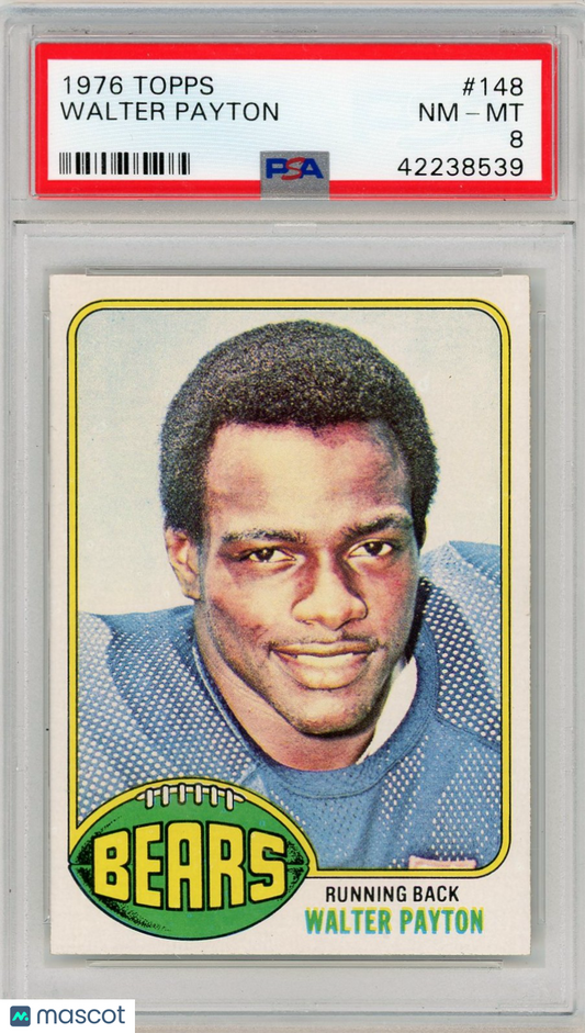 1976 Topps Walter Payton #148 PSA 8