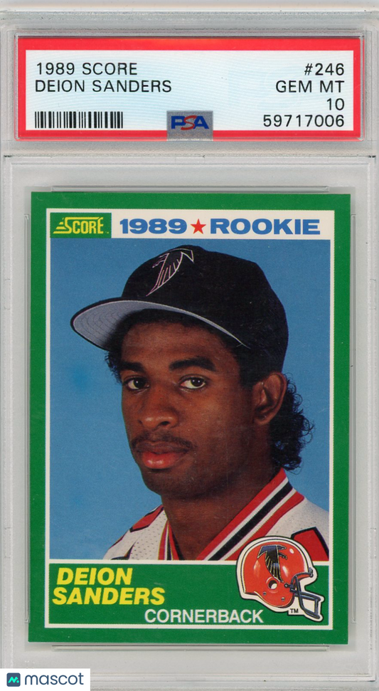 1989 Score Deion Sanders #246 PSA 10