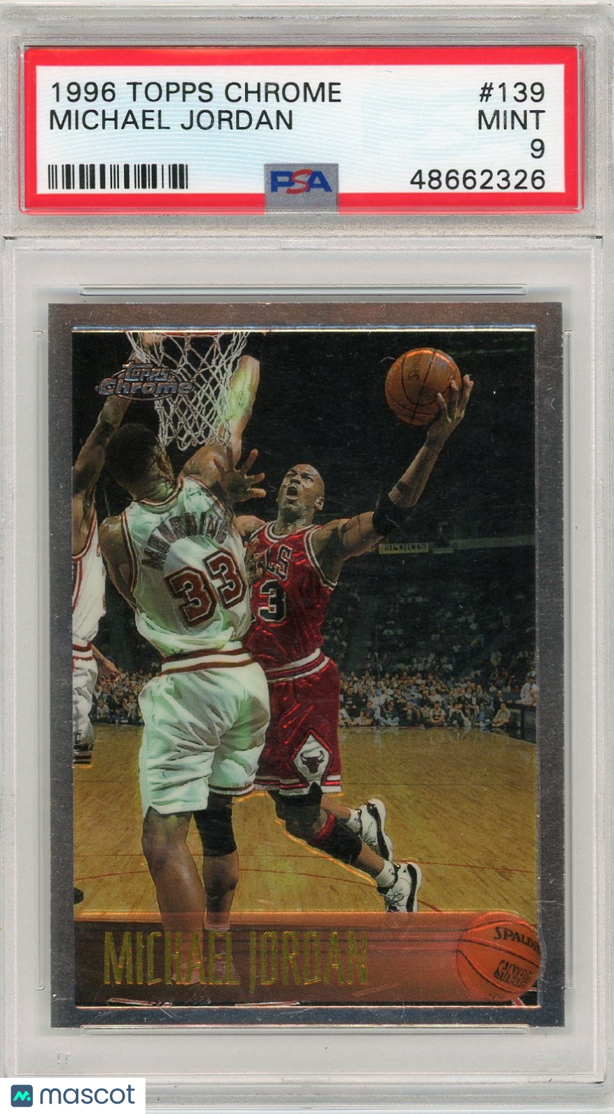 1996 Topps Chrome Michael Jordan #139 PSA 9