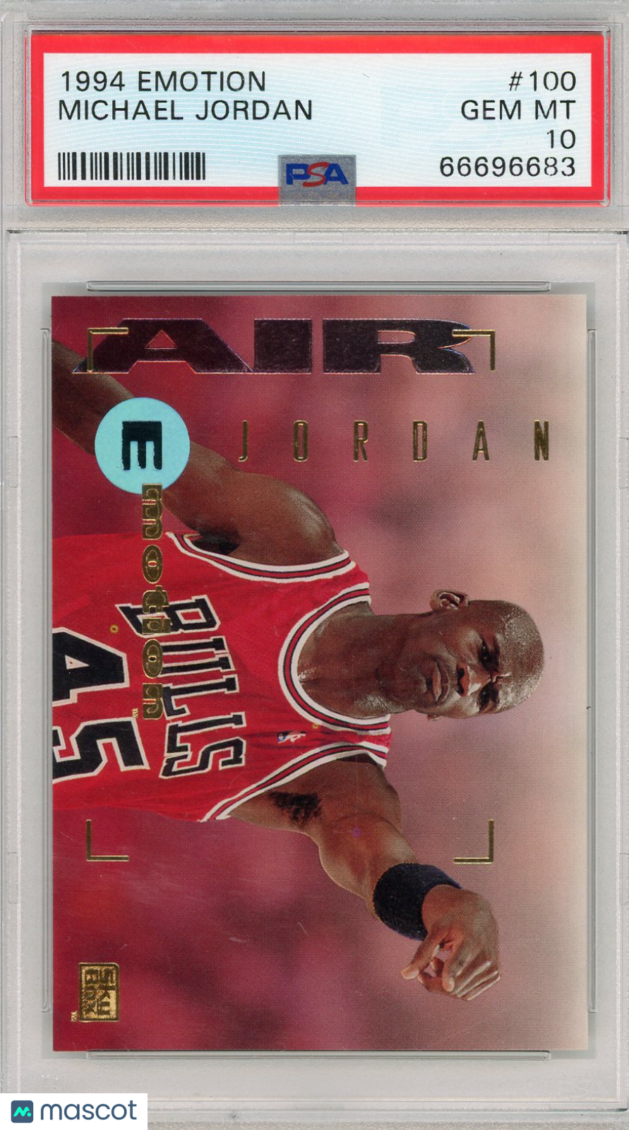 1994 E-Motion Michael Jordan #100 PSA 10