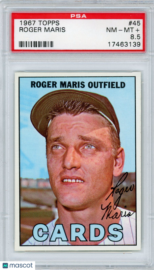 1967 Topps Roger Maris #45 PSA 8.5