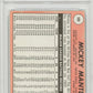 1969 Topps Mickey Mantle #500 Last Name In Yellow PSA 7