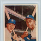 1958 Topps H. Aaron M. Mantle #418 W. S. Batting Foes PSA 7