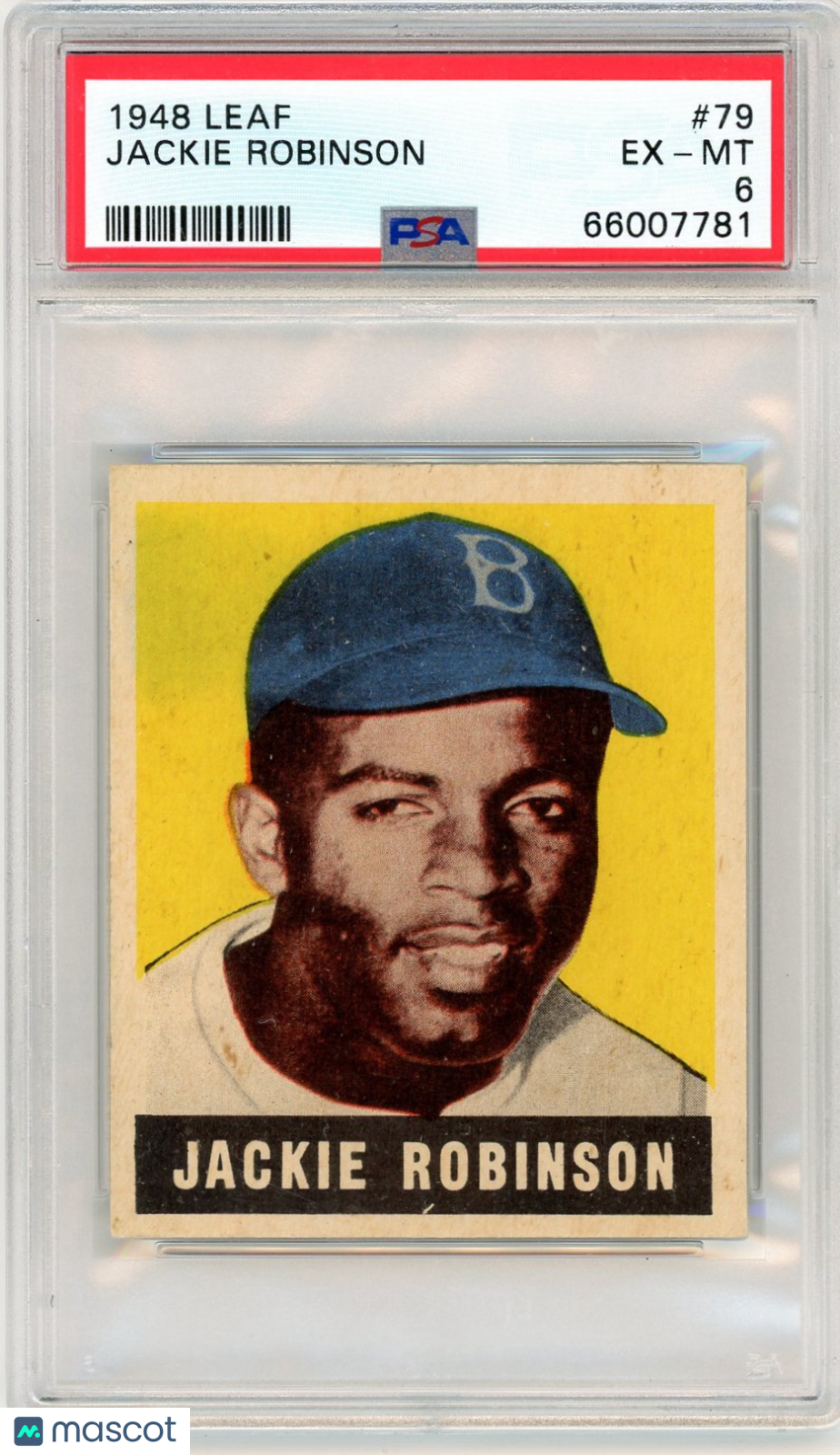 1948 Leaf Jackie Robinson #79 PSA 6