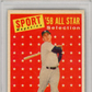 1958 Topps Mickey Mantle #487 All Star PSA 6