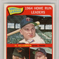 1965 Topps A. L. Home Run Ldrs. #3 Killebrew Powell Mantle PSA 5