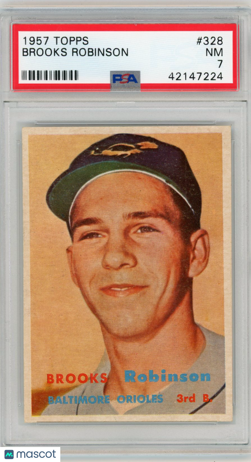 1957 Topps Brooks Robinson #328 PSA 7