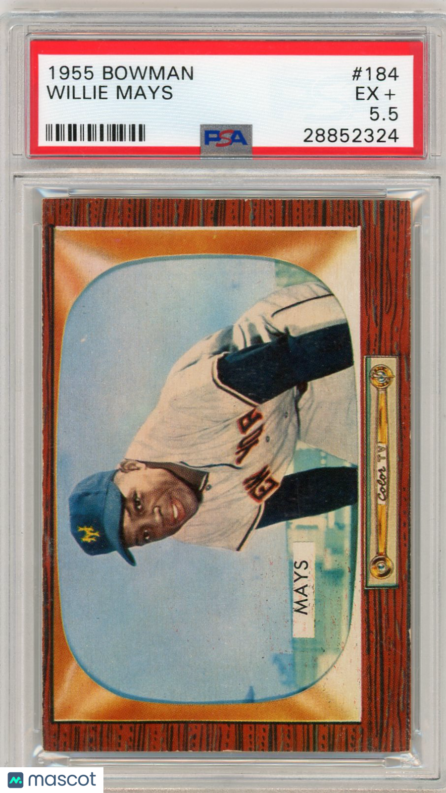 1955 Bowman Willie Mays #184 PSA 5.5