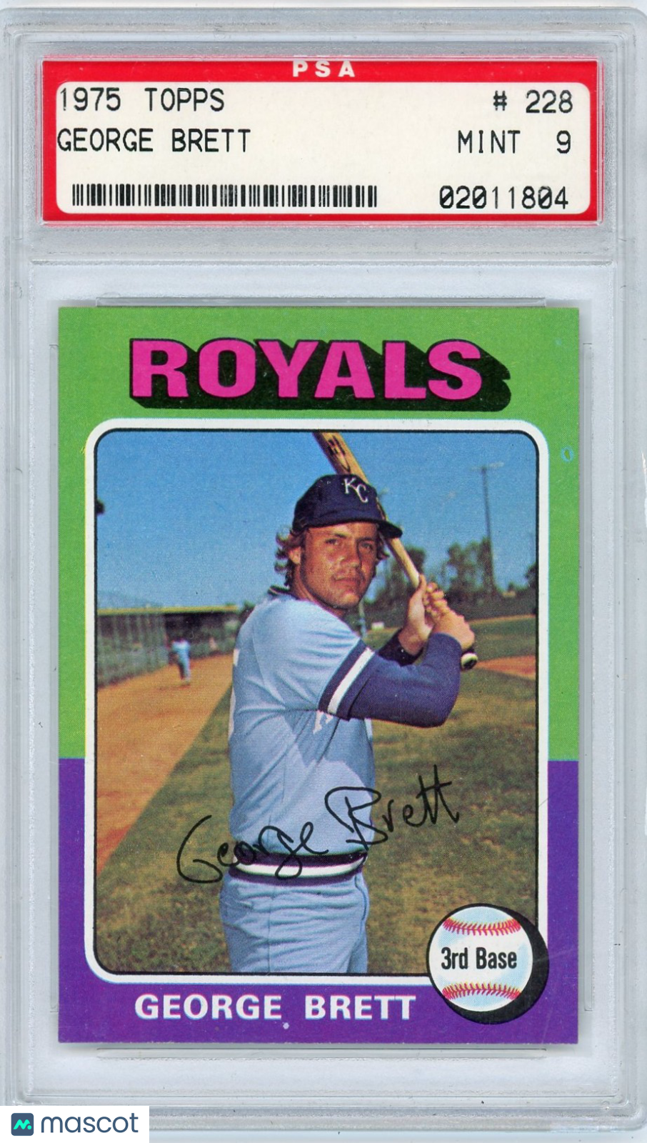 1975 Topps George Brett #228 PSA 9