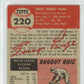 1953 Topps Satchell Paige #220 PSA 5
