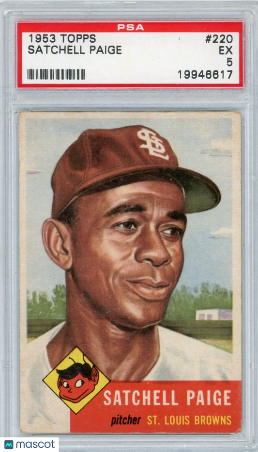 1953 Topps Satchell Paige #220 PSA 5