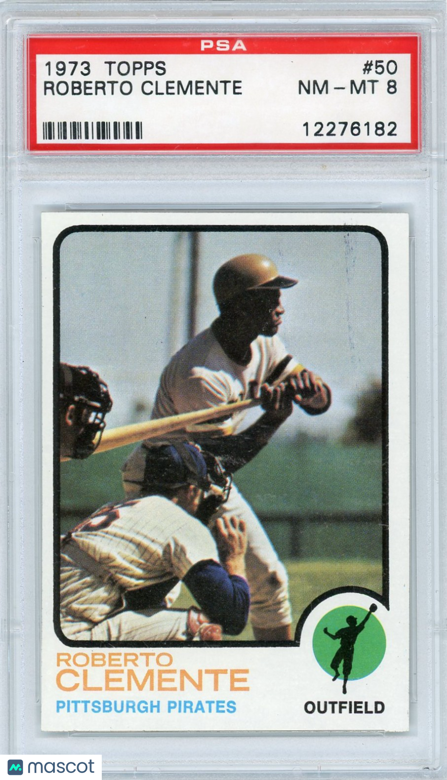 1973 Topps Roberto Clemente #50 PSA 8