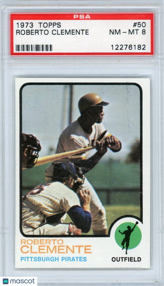 1973 Topps Roberto Clemente #50 PSA 8