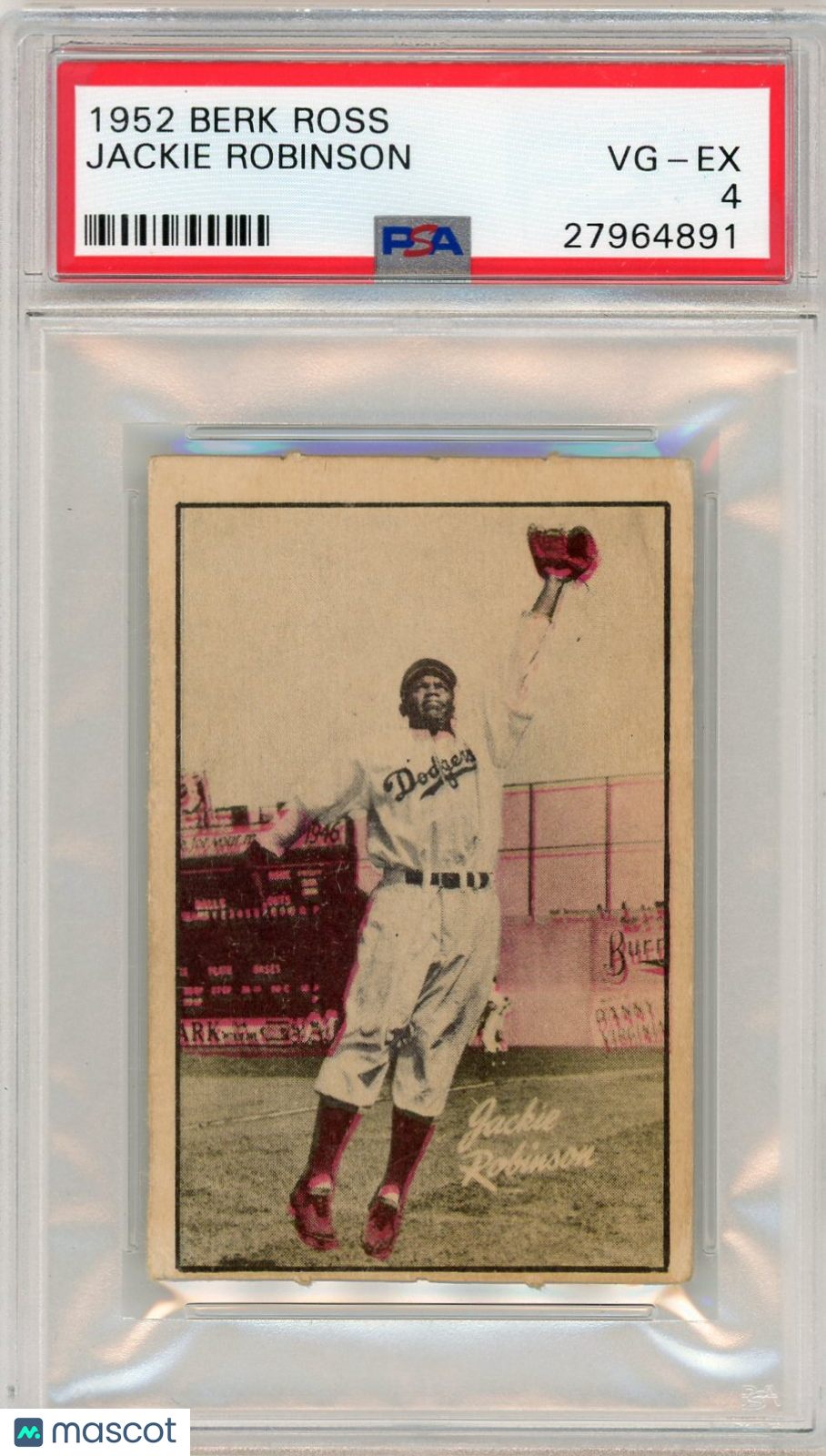 1952 Berk Ross Jackie Robinson PSA 4
