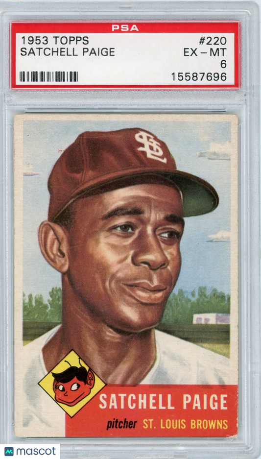 1953 Topps Satchell Paige #220 PSA 6
