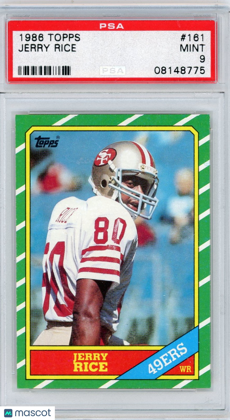 1986 Topps Jerry Rice #161 PSA 9