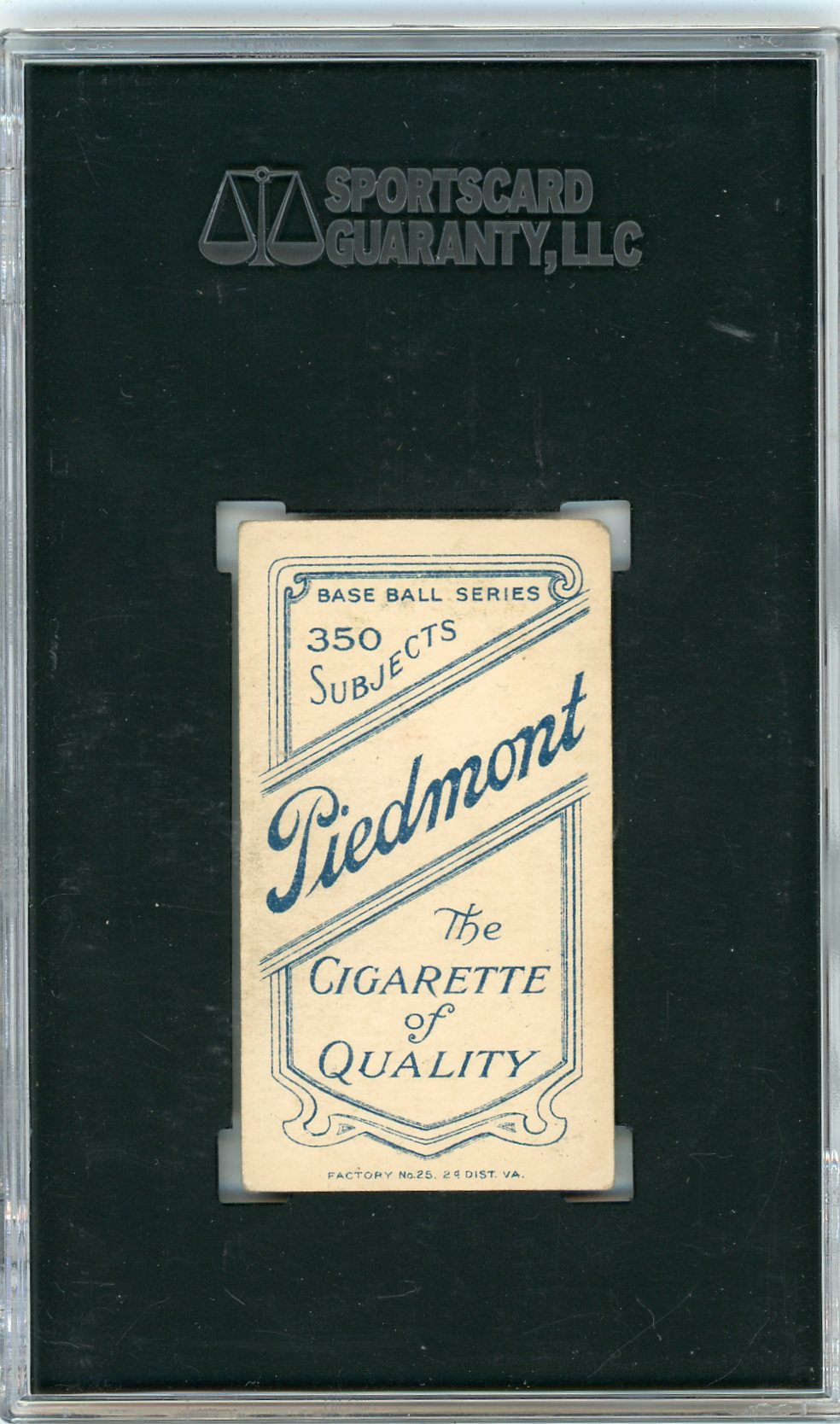 1910 Piedmont Cigarettes (T206) Ty Cobb Bat Off Shoulder SGC 4