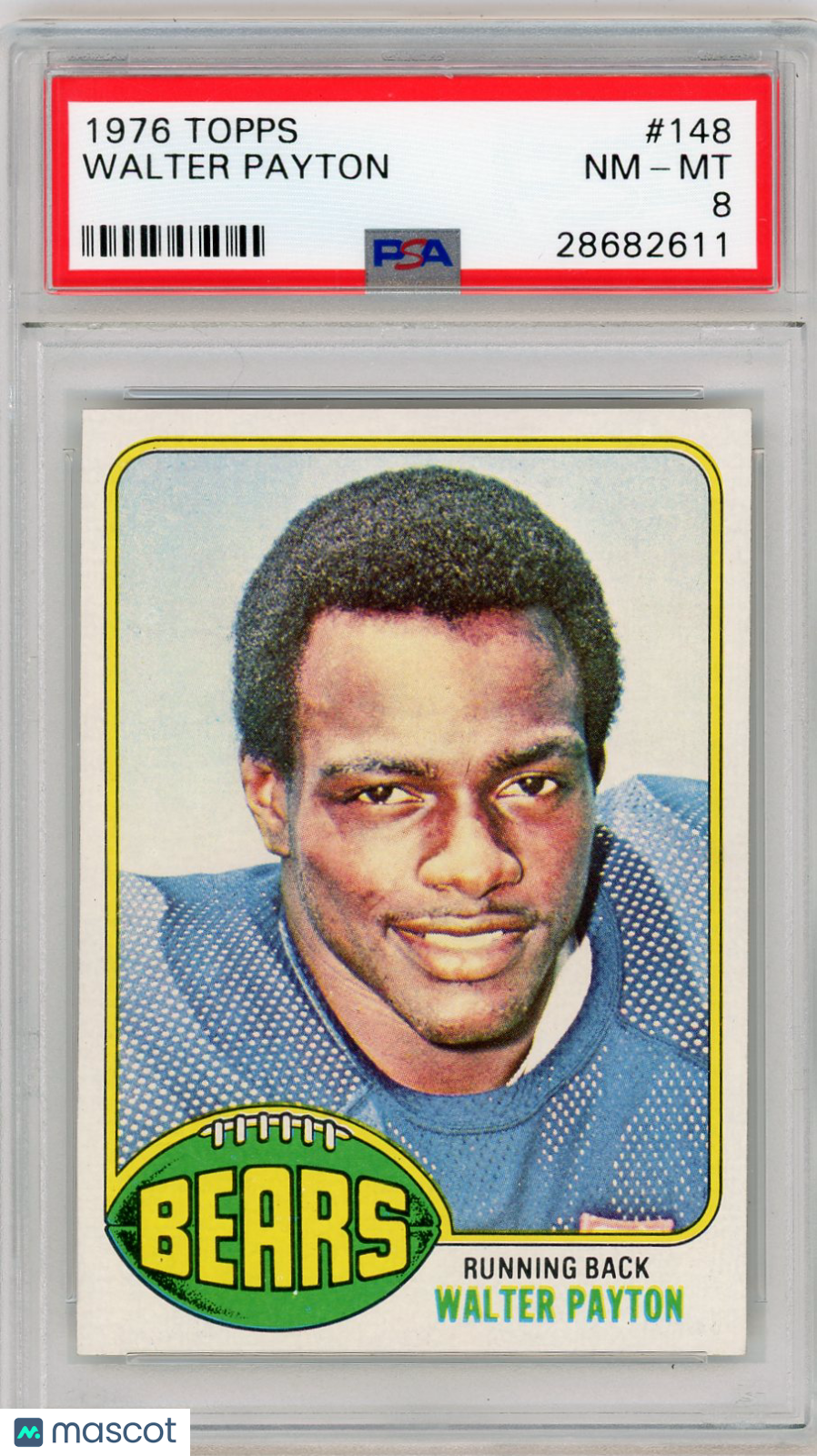 1976 Topps Walter Payton #148 PSA 8