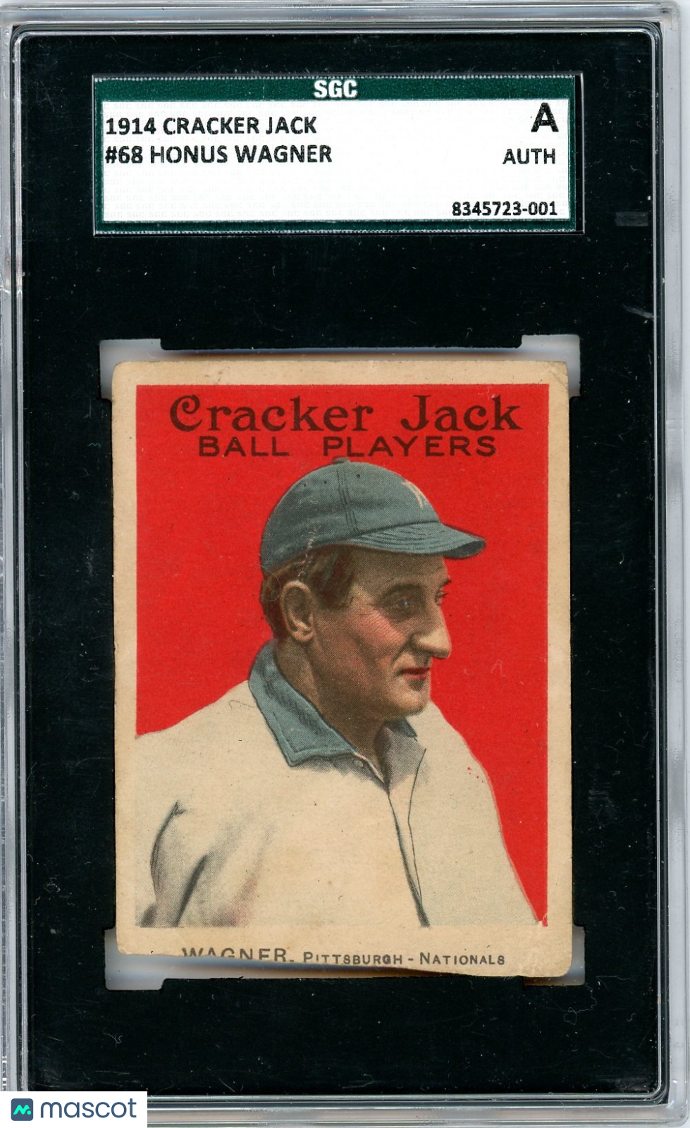 1914 Cracker Jack Honus Wagner #68 SGC A