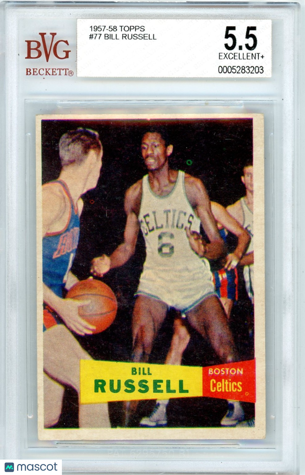 1957 Topps Bill Russell #77 BVG 5.5