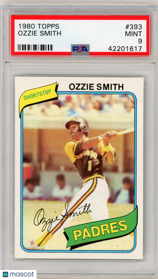 1980 Topps Ozzie Smith #393 PSA 9