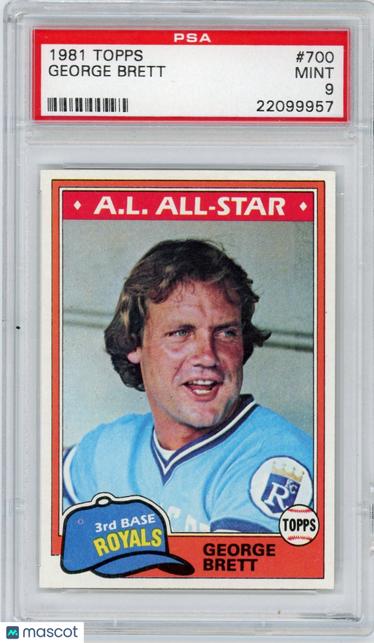 1981 Topps George Brett #700 PSA 9