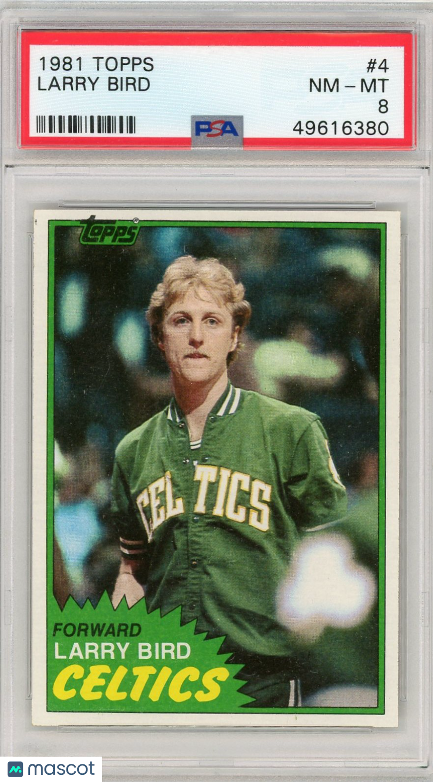 1981 Topps Larry Bird #4 PSA 8