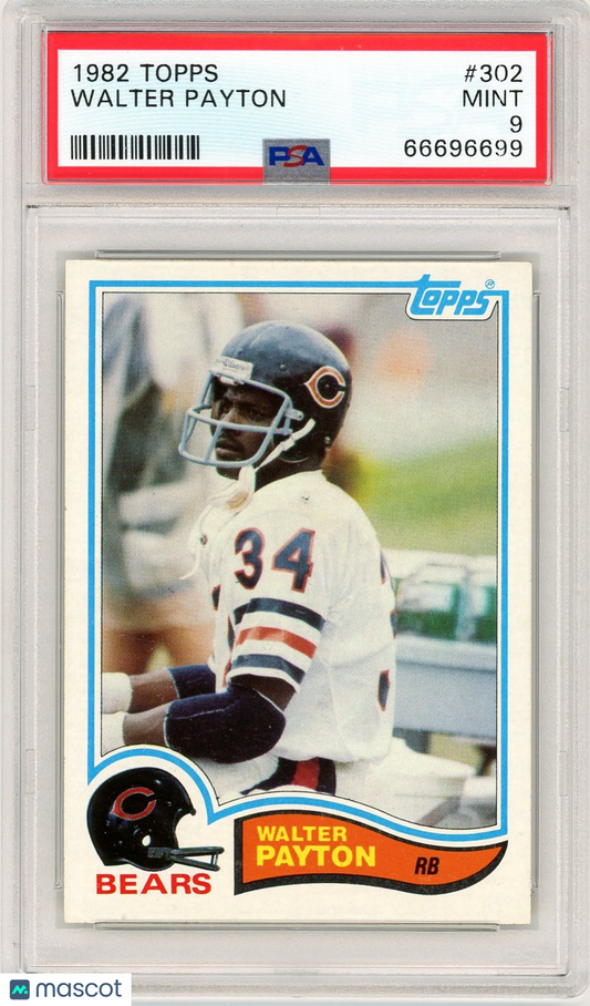 1982 Topps Walter Payton #302 PSA 9