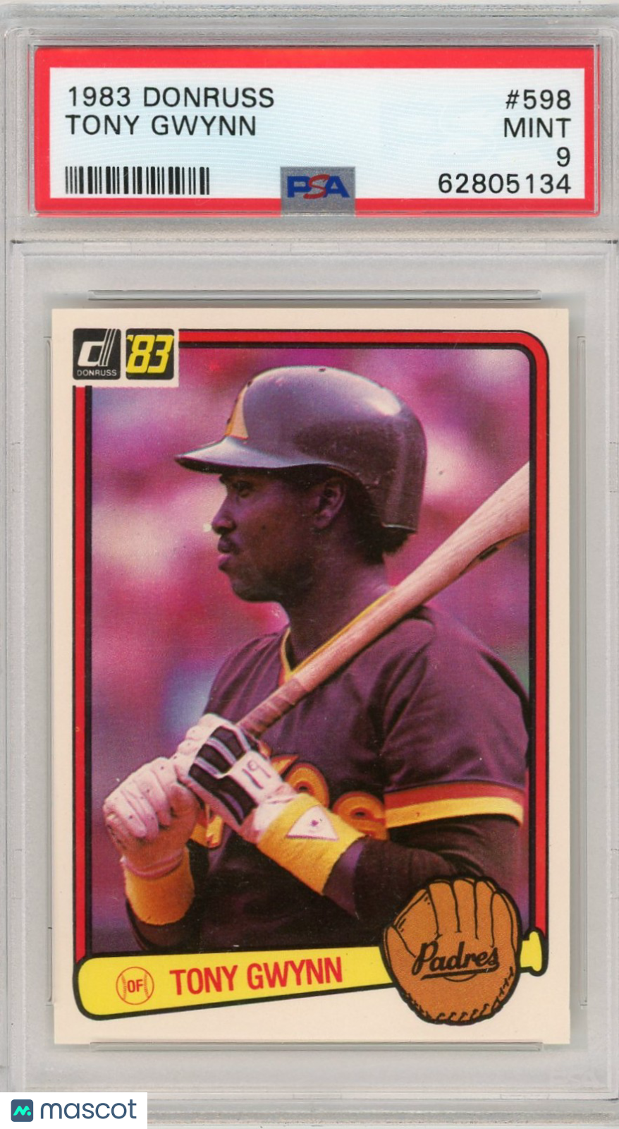1983 Donruss Tony Gwynn #598 PSA 9