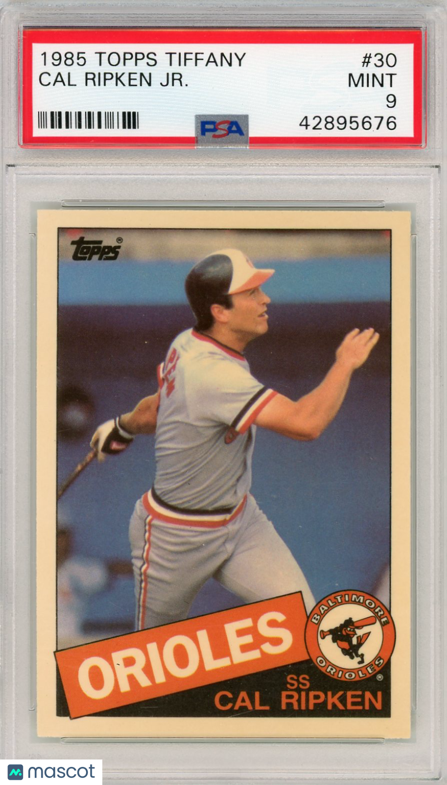 1985 Topps Tiffany Cal Ripken JR. #30 PSA 9