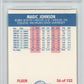 1987 Fleer Magic Johnson #56 PSA 9