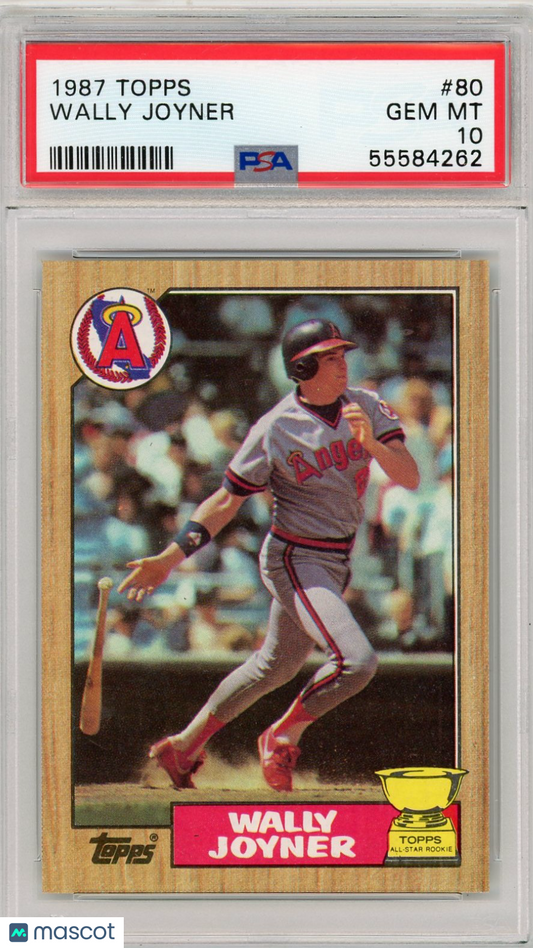 1987 Topps Wally Joyner #80 PSA 10