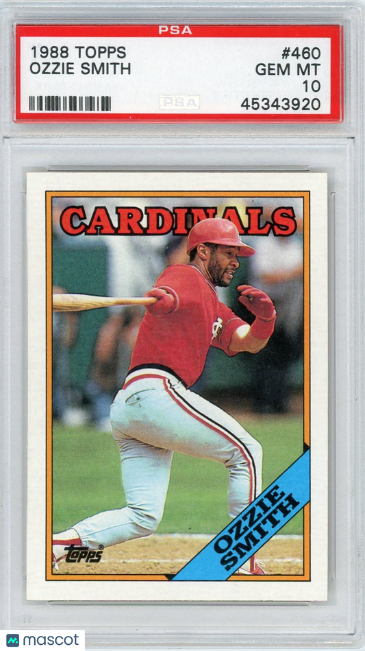 1988 Topps Ozzie Smith #460 PSA 10
