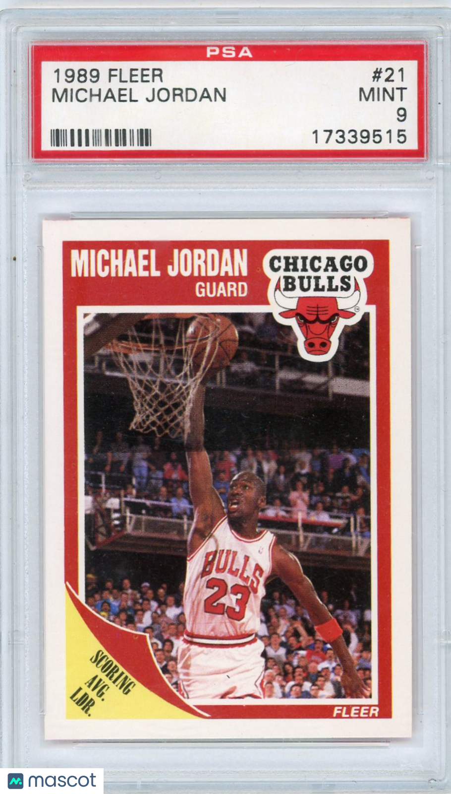 1989 Fleer Michael Jordan #21 PSA 9
