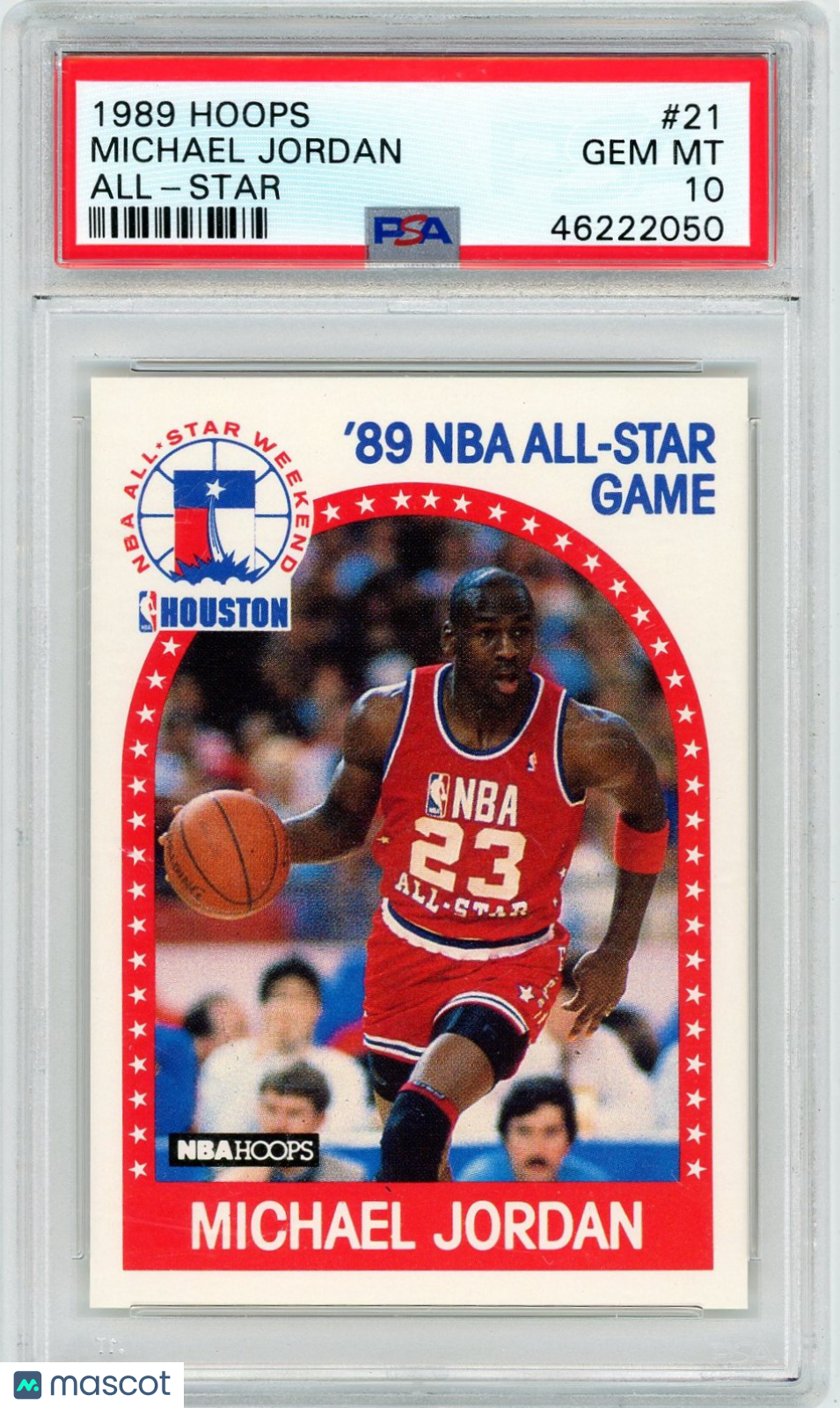 1989 Hoops Michael Jordan #21 All Star PSA 10