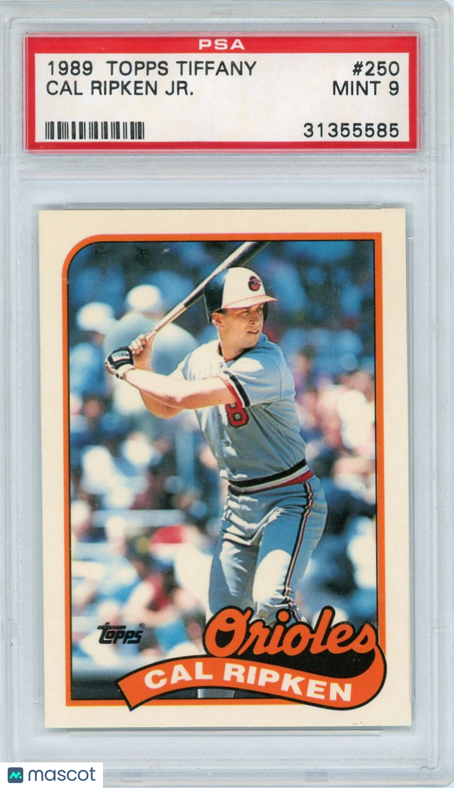 1989 Topps Tiffany Cal Ripken JR. #250 PSA 9