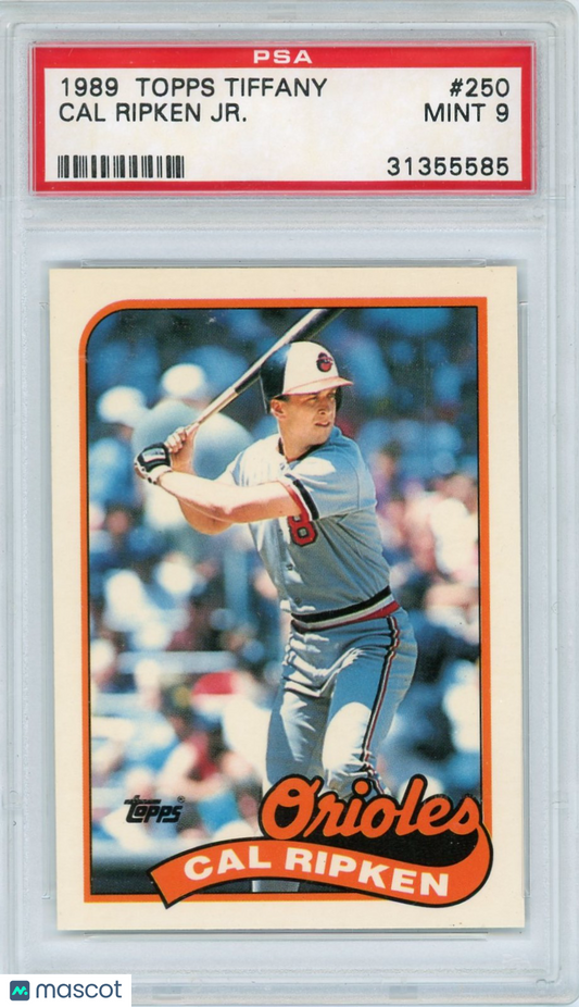 1989 Topps Tiffany Cal Ripken JR. #250 PSA 9