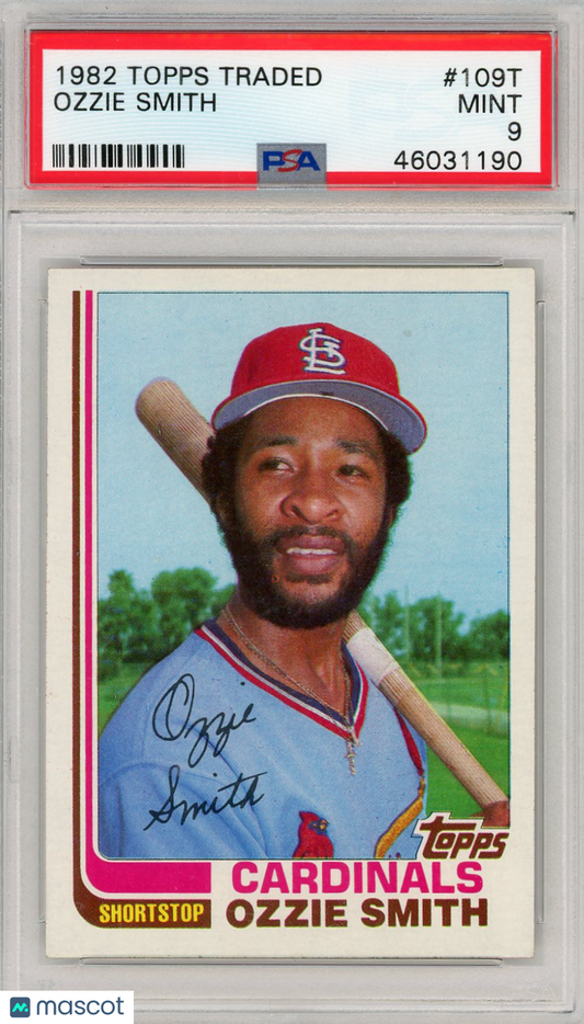 1982 Topps Traded Ozzie Smith #109T PSA 9