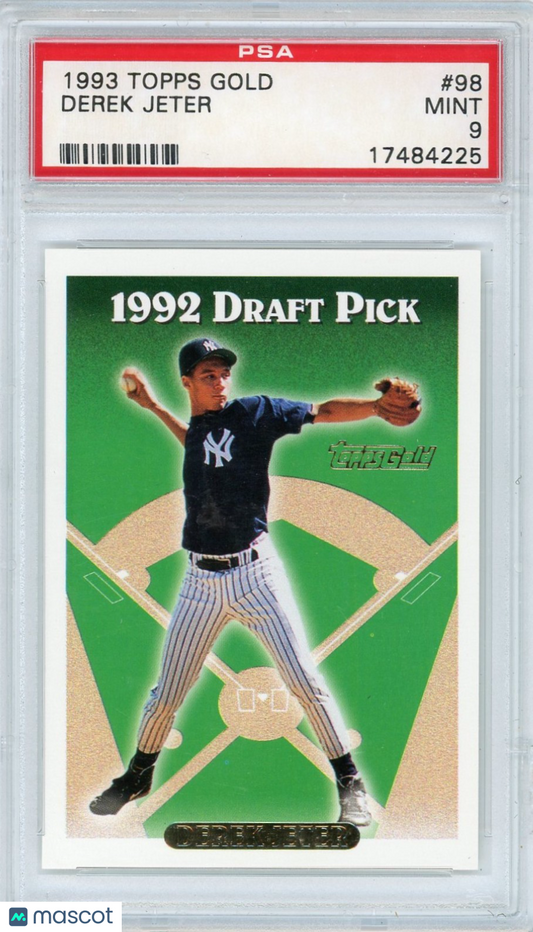 1993 Topps Gold Derek Jeter #98 PSA 9