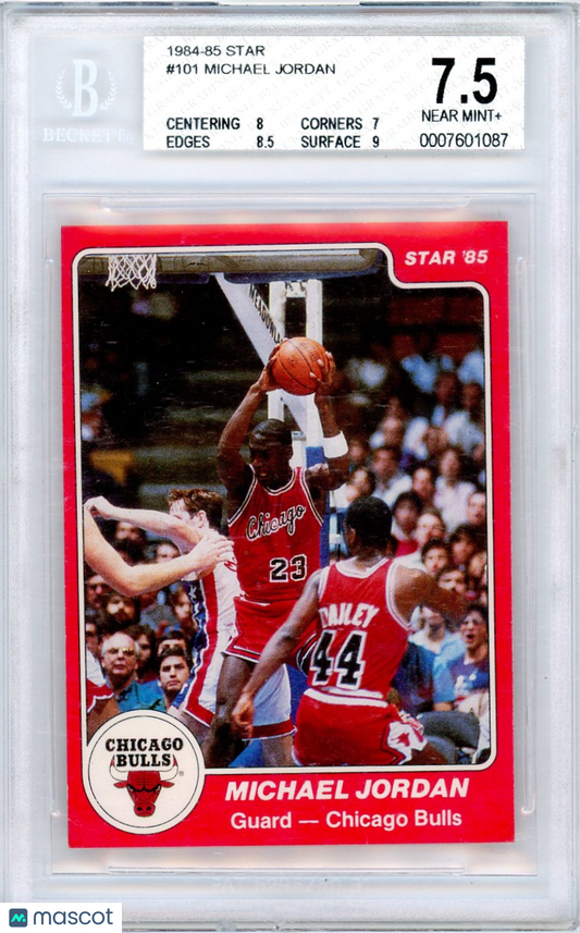 1984 Star Michael Jordan XRC #101 BGS 7.5