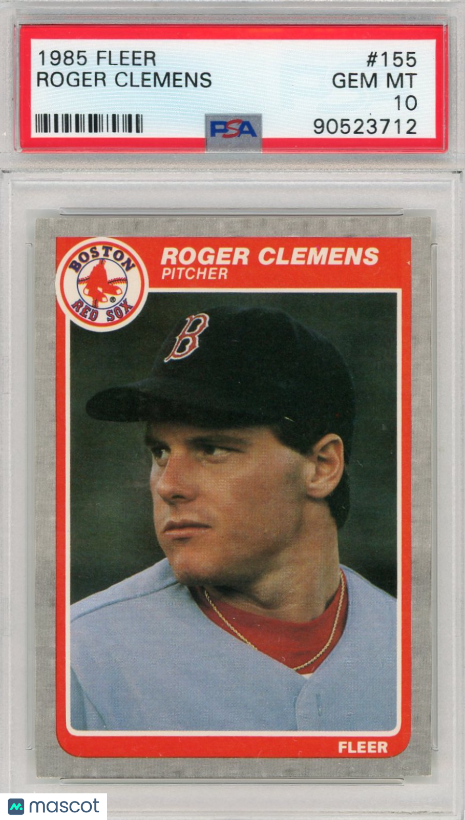 1985 Fleer Roger Clemens #155 PSA 10