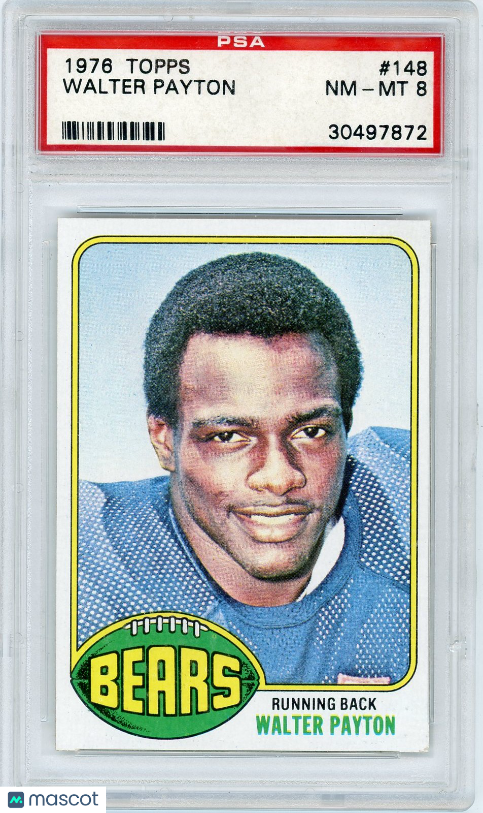 1976 Topps Walter Payton #148 PSA 8