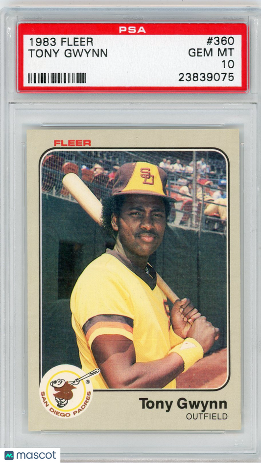 1983 Fleer Tony Gwynn #360 PSA 10