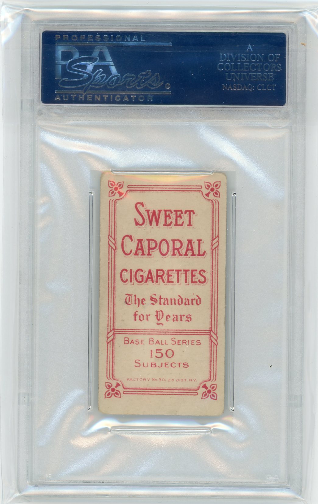 1909-11 T206 Sweet Caporal Vic Willis Portrait PSA 3